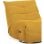 Sillón gamer Dami Relax eléctrico tejido 3D brazo móvil balancín acero Amarillo
