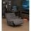 Sillón gamer Dami Relax eléctrico tejido 3D balancín brazo móvil bolsillo lateral Gris