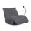 Sillón gamer Dami Relax eléctrico tejido 3D balancín brazo móvil bolsillo lateral Gris