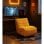 Sillon gamer Dami Relax electrico 360° con brazo articulado y tapizado 3D Amarillo