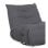 Sillón gamer Dami 360º Relax eléctrico tejido 3D con brazo articulado y balancín giratorio Gris