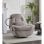 Home Heavenly Ermi Sillón Confort Gama G Función Giratoria Efecto Balancín Soporte Móvil Beige