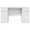 Escritorio Vidaxl Rhima 2 Cajones 2 Puertas Blanco 140x49x76 cm Madera Estudio