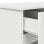 Escritorio Vidaxl Rhima 2 Cajones 2 Puertas Blanco 140x49x76 cm Madera Estudio