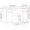 Escritorio Vidaxl Rhima 2 Cajones 2 Puertas Blanco 140x49x76 cm Madera Estudio
