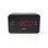 Digitaler Radiowecker Nedis CLAR002BK, Rechteckig, Schwarz, AM/FM, Doppelalarm, LED-Anzeige