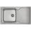 Lavello da incasso rettangolare in acciaio inox con 1 vasca e gocciolatoio Teka CLASSIC 1C 1E SF