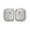 Fregadero Teka Stylo 2C acero inoxidable rectangular 2 senos 828x485 mm