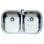 Fregadero Teka Stylo 2C Acero Inoxidable Undermount Rectangular 2 Senos 360x417 mm