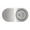 Fregadero Teka DR 80 1C 1E Acero Inoxidable Ovalado 1 Seno con Escurridor