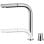 Grifo de cocina Teka AUK 983 monomando extraíble caño retráctil plata