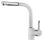 Grifo Teka ARK 938 W acero inoxidable blanco caño estándar giratorio 3/8"