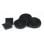 CATA 02825263 Filter für Dunstabzugshaube, Schwarz, Kohle, kompatibel mit CATA G45, G75, TF 7600, TF 6600, TF 2003, TL 5260 X