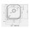 Fregadero Cata CS-1 Acero Inoxidable Rectangular 462 x 442 mm 1 seno