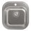Fregadero Cata CS-1 Acero Inoxidable Rectangular 462 x 442 mm 1 seno