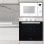 Horno eléctrico Edesa EOE-6020 X 72 L Negro Inox con AquaClean y convección