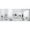 Horno eléctrico Edesa EOE-7050 FWH 80 L Blanco integrado con función de autolimpieza