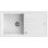 Fregadero Teka Stone 50 B-TG Empotrado Blanco 1 Seno Escurridor Reversible 860x510 mm