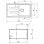 Fregadero Teka Stone 50 B-TG Empotrado Blanco 1 Seno Escurridor Reversible 860x510 mm