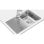 Lavello da cucina top-mounted Teka Universe 45 T-XP 1C 1E acciaio inox rettangolare 1 vasca 790 mm x 500 mm
