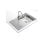 Lavello Top-mounted Teka StarBright 45 E-XP 1C 1E Inox Rettangolare