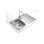 Lavello Top-mounted Teka StarBright 45 E-XP 1C 1E Inox Rettangolare