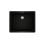 Fregadero Teka 115230051 Granito Negro Undermount 1 seno 556 x 456 mm