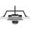 Supporto da incasso AXIS T94C01L, montaggio a soffitto per interni, bianco, compatibile serie AXIS M42/Dome mini LE