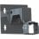 Supporto da parete in acciaio inox per F101-A XF P1367, nero, 1000 kg, 216 mm x 248 mm x 305 mm
