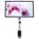 Soporte monitor V7 DT2SS Para escritorio ajuste manual hasta 32 pulgadas plata