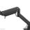 Supporto per tre monitor Neomounts NM-D775DX3BLACK, molla a gas, 17-27"