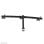 Supporto per monitor Neomounts FPMA-D700DD3 10-27" Nero con regolazione in altezza, installazione da scrivania, 3 display