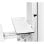 Soporte monitor pared Ergotron 61-080-062 blanco 15 kg VESA 24" gestión cables