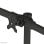 Supporto da scrivania per monitor Neomounts FPMA-D700D6, 6 monitor 19-27", regolazione in altezza, nero