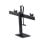Ergonomischer Schreibtisch-Doppelmonitorhalter bis 27 Zoll, höhenverstellbar, VESA 75x75/100x100, schwarz
