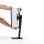 Ergonomischer Schreibtisch-Doppelmonitorhalter bis 27 Zoll, höhenverstellbar, VESA 75x75/100x100, schwarz