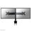Supporto da scrivania Neomounts FPMA-D700D per 2 monitor 19-30", clamp, regolazione in altezza, nero