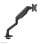Supporto da scrivania Neomounts DS70S-950BL1 per monitor da 17-49" con molla a gas, Topfix, nero