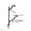 Supporto da scrivania Neomounts DS90-325BL1 per postazione sit-stand 17-32" - molla a gas, morsetto/fissaggio, 9 kg, nero