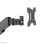 Supporto da scrivania Neomounts DS90-325BL1 per postazione sit-stand 17-32" - molla a gas, morsetto/fissaggio, 9 kg, nero