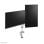 Supporto da scrivania Neomounts DS60-425WH2 per 2 monitor 17-27", bianco, regolabile, con gestione cavi