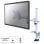 Supporto monitor Neomounts FPMA-D1330WHITE 10-30", regolabile, bianco