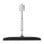 Supporto da scrivania per monitor Neomounts DS70-250WH1 17-35" movimento completo, molla a gas, Topfix, bianco