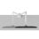 Supporto da scrivania per monitor Neomounts DS70-250WH1 17-35" movimento completo, molla a gas, Topfix, bianco