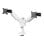 Supporto da scrivania per due monitor Neomounts DS65S-950WH2 24-34 pollici, molla a gas, multi regolabile, bianco