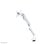 Braccio monitor Neomounts FPMA-D750WHITE2 bianco con molla a gas e regolazione ergonomica