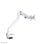 Braccio monitor Neomounts FPMA-D750WHITE2 bianco con molla a gas e regolazione ergonomica