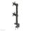 Supporto da scrivania Neomounts FPMA-D960DVBLACKPLUS per monitor 17-49" - Fissaggio a morsa, nero