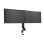 Kensington SmartFit platzsparender Monitorarm für zwei Monitore, Clamp/Bolt-through, 8 kg, 27 Zoll, Höhenverstellung, Schwarz