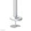 Monitorarm Neomounts FPMA-D935DG Doppel, manuelle Höheneinstellung, Grommet-Montage, Silber